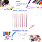 Дети крася ручку отметки Фриксион 8 цветов с ластиком